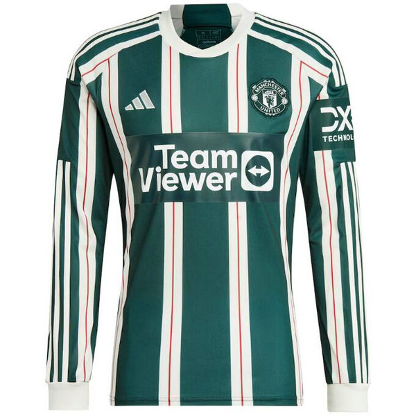 Camiseta Manchester United Manga Larga Segunda Equipacion 2023-2024