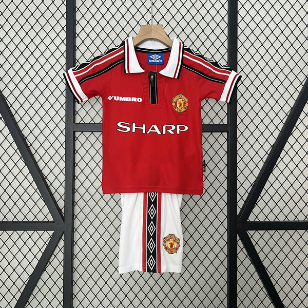 Camiseta Manchester United Ninos retro Primera 1998-1999