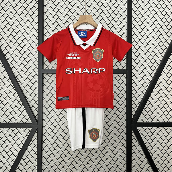 Camiseta Manchester United Ninos retro Primera 1999-2000