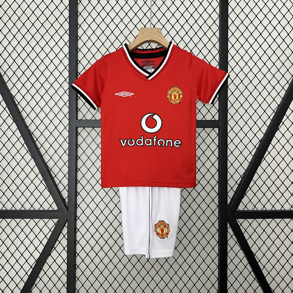 Camiseta Manchester United Ninos retro Primera 2000-2001