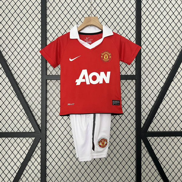 Camiseta Manchester United Ninos retro Primera 2010-2011