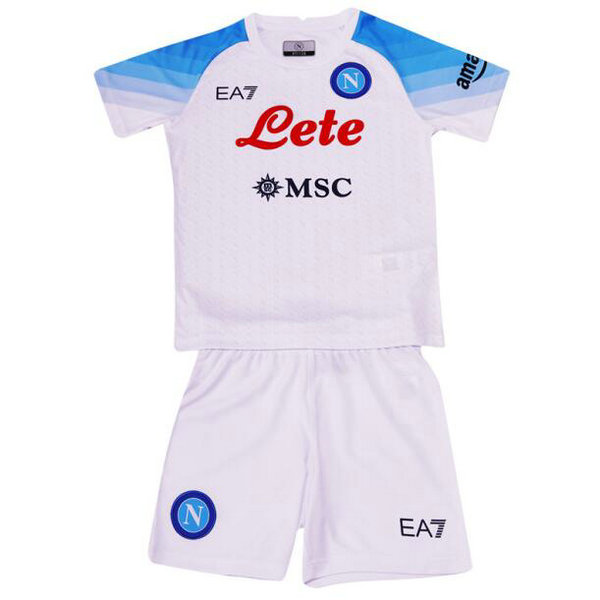 Camiseta Napoli Ninos Segunda Equipacion 2022-2023