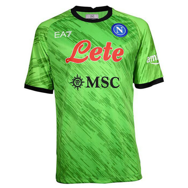 Camiseta Napoli Portero verde Equipacion 2022-2023