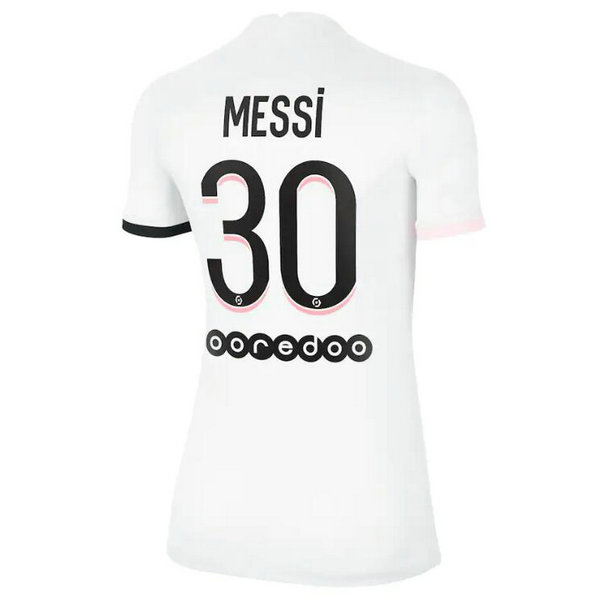 Camiseta PSG Mujer Segunda Equipacion Messi 2021-2022
