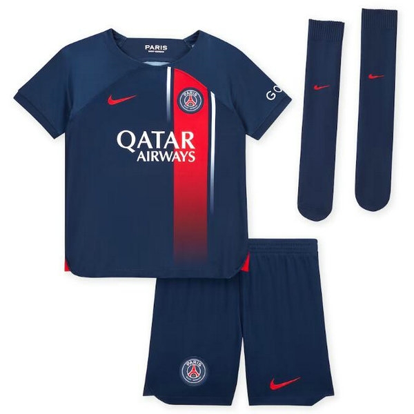 Camiseta PSG Ninos Primera Equipacion 2024 con calcetines