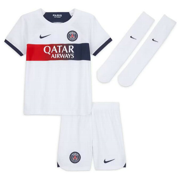 Camiseta PSG Ninos Segunda Equipacion 2024 con calcetines