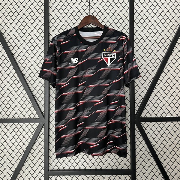 Camiseta Pre-Partido Sao Paulo 2024-2025