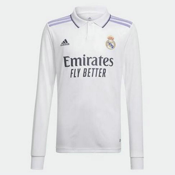 Camiseta Real Madrid Manga Larga Primera Equipacion 2022-2023