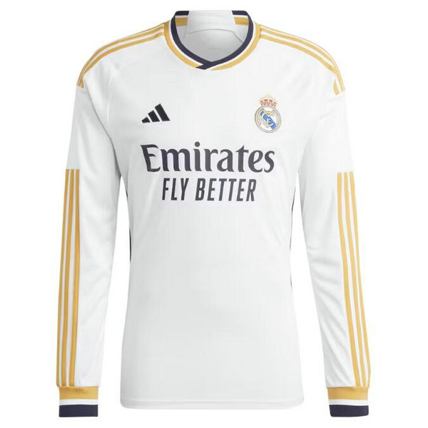 Camiseta Real Madrid Manga Larga Primera Equipacion 2023-2024