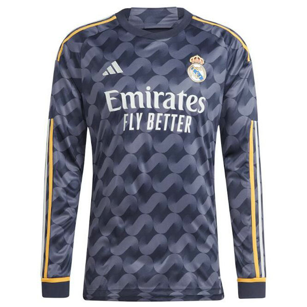 Camiseta Real Madrid Manga Larga Segunda Equipacion 2023-2024
