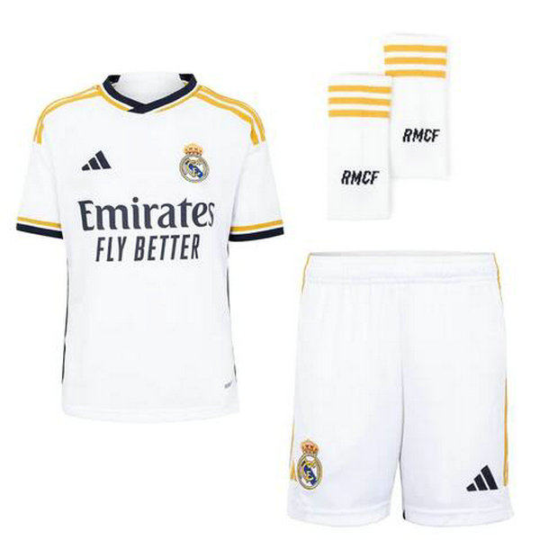Camiseta Real Madrid Ninos Primera Equipacion 2024 con calcetines