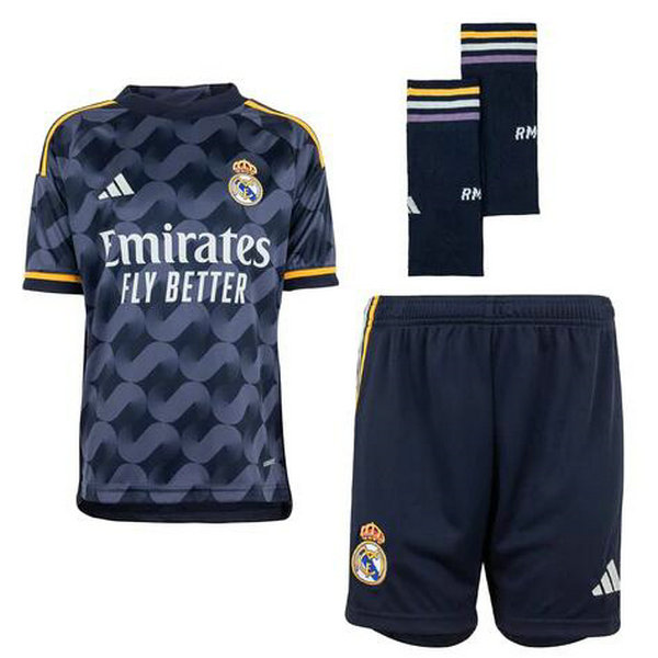 Camiseta Real Madrid Ninos Segunda Equipacion 2024 con calcetines