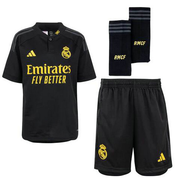 Camiseta Real Madrid Ninos Tercera Equipacion 2024 con calcetines
