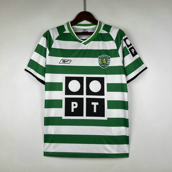 Camiseta Sporting retro Primera 2003-2004