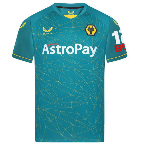 Camiseta Wolves Segunda Equipacion 2022-2023