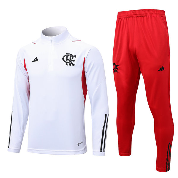 Camiseta entrenamiento Flamengo ML Blanco 2023-2024