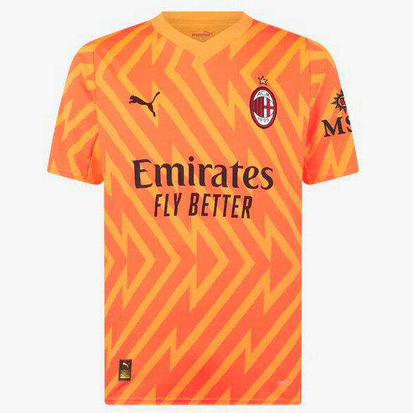 Tailandia Camiseta AC Milan Portero naranja Equipacion 2023-2024