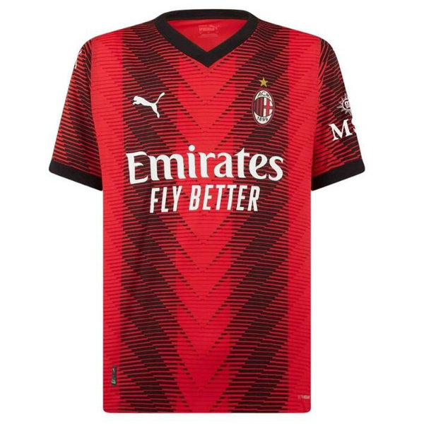 Tailandia Camiseta AC Milan Primera Equipacion 2023-2024