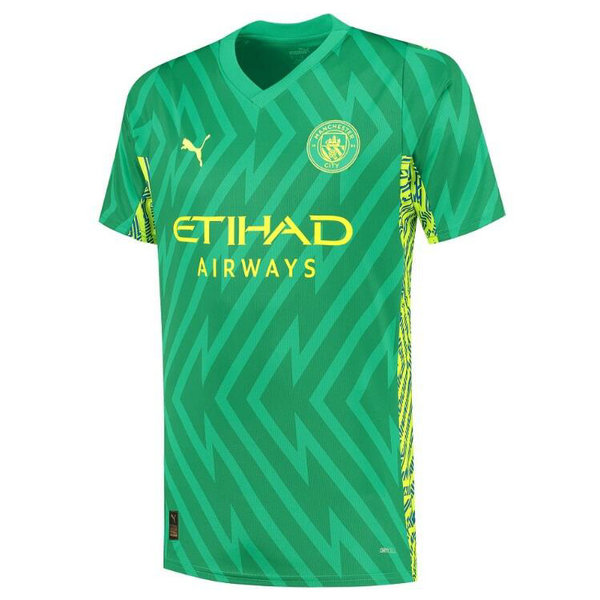 Tailandia Camiseta Manchester City Portero verde Equipacion 2023-2024