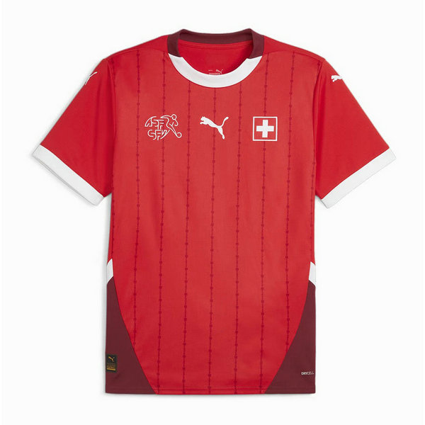Tailandia Camiseta Suiza Primera Equipacion Euro 2024