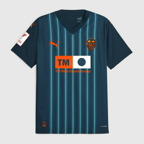 Tailandia Camiseta Valencia Segunda Equipacion 2023-2024