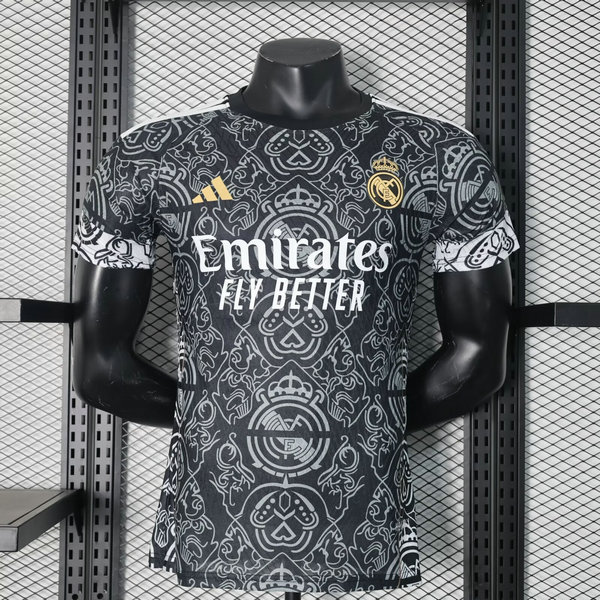 Version del jugador Camiseta Real Madrid negro 2024-2025